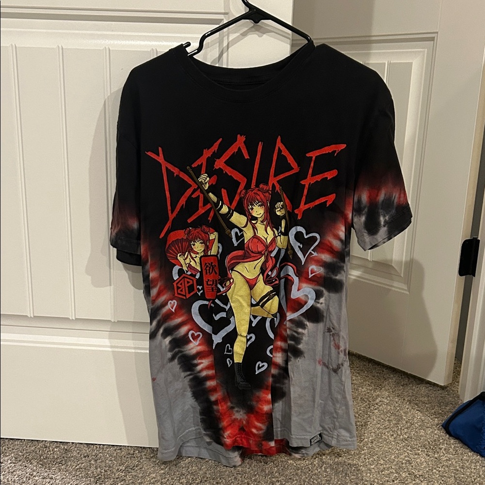 “Desire” tie-dye graphic tee - Broken Promises